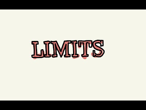 Limits (for dummies)