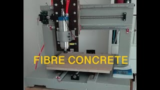 Sturdy DIY CNC Mill made from Fibre Concrete