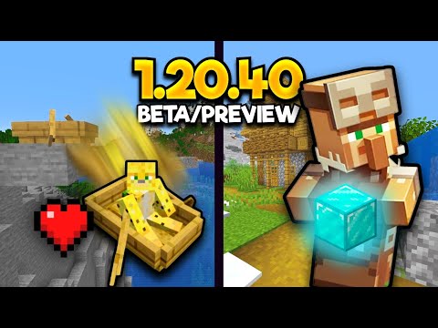 ibxtoycat - Minecraft 1.20.40 Beta Out Now: BOAT PARITY!!!