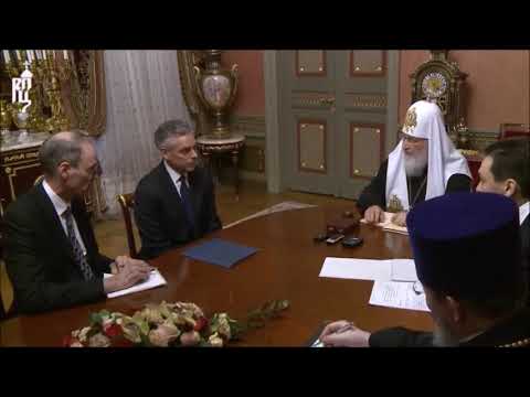 Orthodox Patriarch of Moscow lectures US ambassador