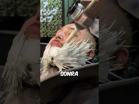 Berberde Tıraş Olurken Uyuyakalırsanız Ne Olur.. 💈😴 (cream_hajin /IG)