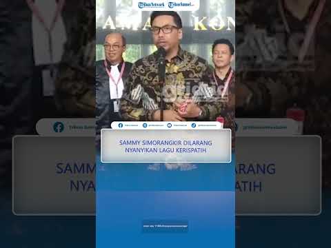 SAMMY Simorangkir Tuding Badai yang Melarang Dirinya Nyanyikan Lagu Kerispatih