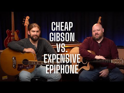 "Cheap" Gibson vs. Expensive Epiphone | J-200 vs. G-200
