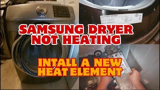 How to Fix Samsung Electric Dryer Not Heating - Everything Works, No Heat - Model DV42H5200EP/A3