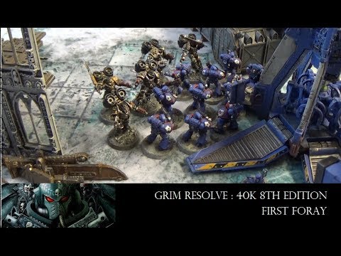 Space Marines vs Chaos Marines 8th Edition 40k Ultramarines vs Black Legion 1000+pts 60+PR