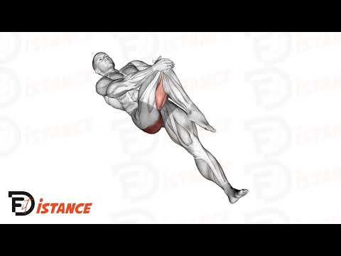 Exercice Étirement des fessiers - Genou poitrine