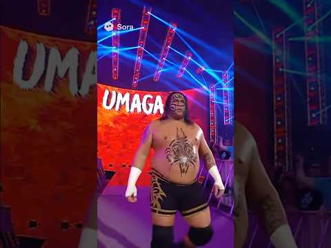 Umaga returns to Monday night raw to join forces with the bloodline! #wwe #wrestling