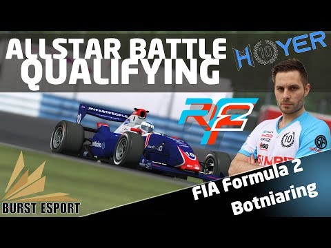 The Race Esport All-Star Battle 3 - rFactor 2 Top 10 Qualifying - FIA Formula 2 Botniaring - Pt. 1