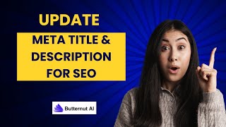 Update Meta Title & Description for SEO