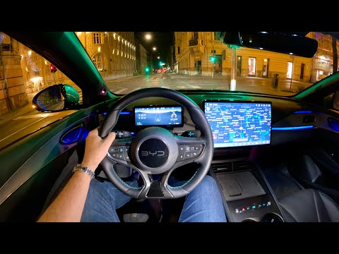 BYD SEAL 6 DM-i TOURING 2026 (EUROPE) - NIGHT POV test drive & REVIEW