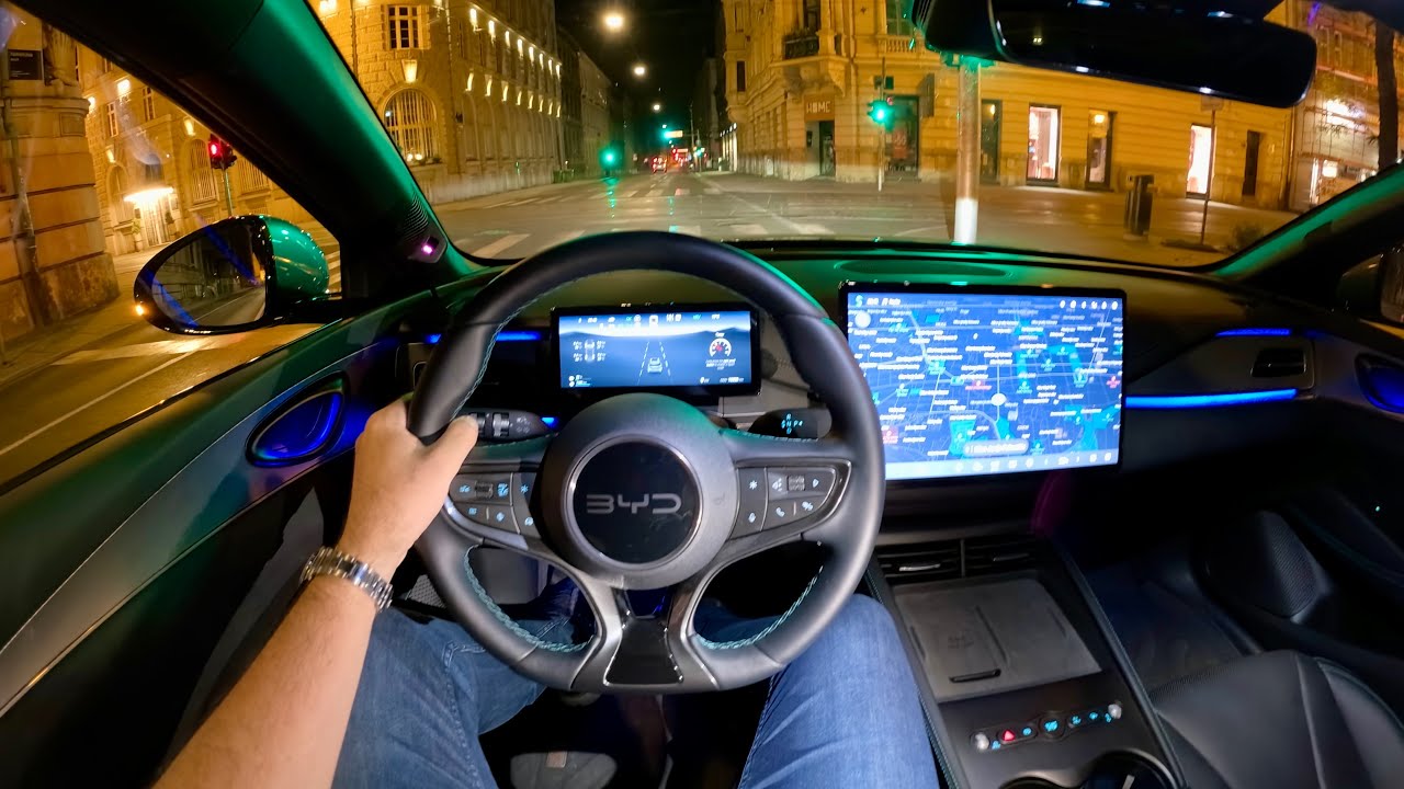 BYD SEAL 6 DM-i TOURING 2026 (EUROPE) - NIGHT POV test drive & REVIEW