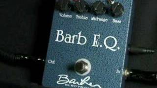 Video thumbnail for Barber Barb EQ Equalizer Pedal by ProGuitarShopDemos