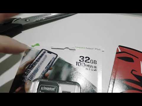 Unboxing 32gb pendrive and micro sd card! ASMR (whisper)
