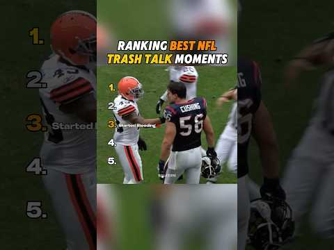 Ranking Best NFL Trash Talk Moments #ranking #foryou #football #nfl #funny #micdup #trashtalk