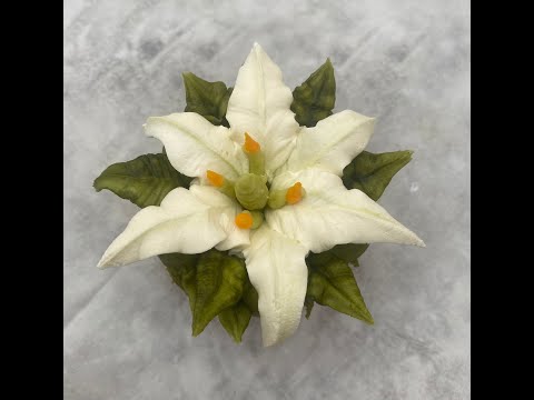How to pipe a buttercream Lily - The Polia Lily