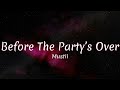 Mustii - Before the Party’s Over (Lyrics) Eurovision 2024 Belgium