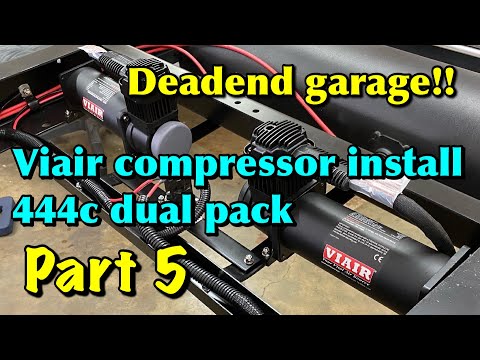 1966 Chevy C10 deadend garage viair compressor install part 5