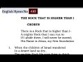 TPM English Hymn 430 There Is A Rock That Is Higher Than I A Mighty Rock That I