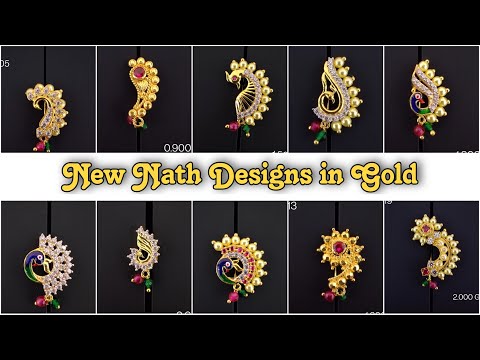 New Marathi Nath Design 2023 | New design gold nath 2023 | New Nosepin Design with Price #nathdesign
