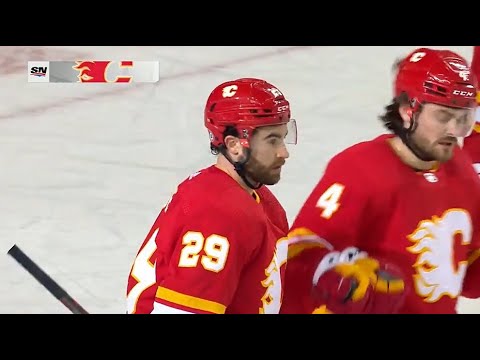 Dillon Dube 2-0 Goal vs San Jose Sharks | March 22 2022