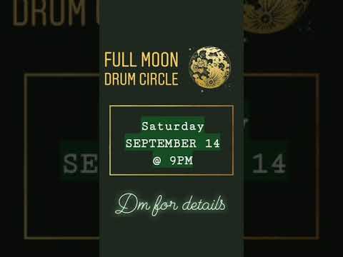 Drum circle 9/14/2019 come join us at Shaman Bag Boutique  with  A Shaman Way
