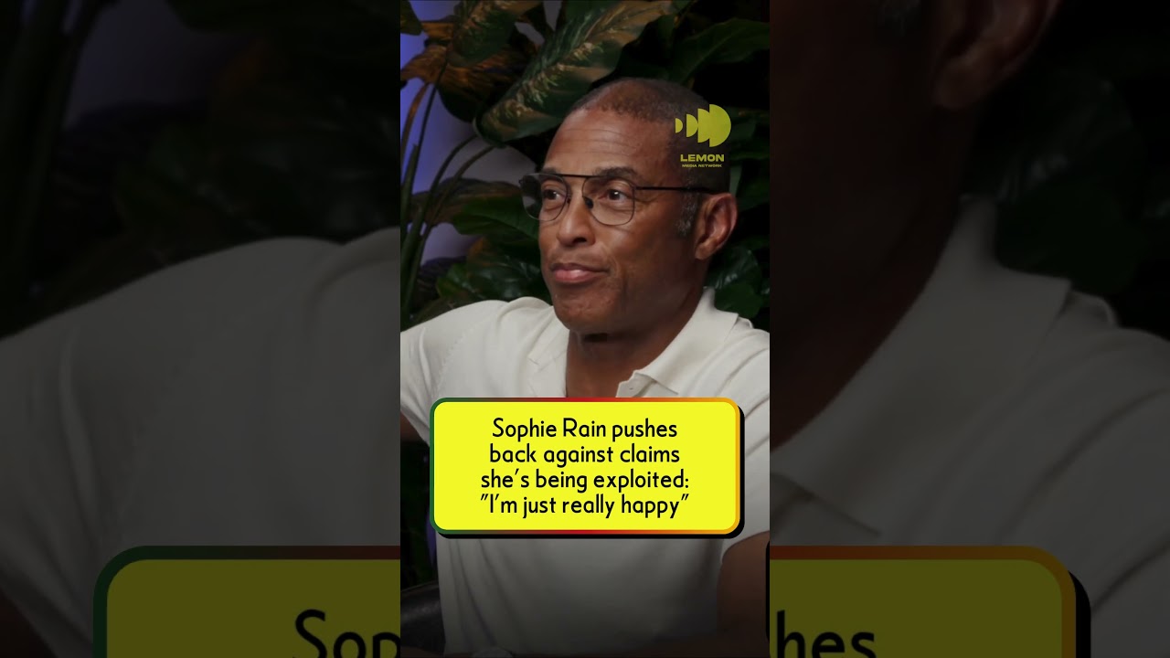 Sophie Rain pushes back against claims she's being exploited: "I'm just really happy"