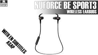 Bezdrátová sluchátka - NuForce Be Sport 3 - Recenze (CZ)