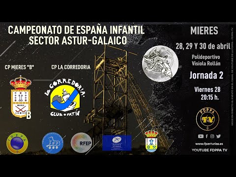 EN DIRECTO:  CP MIERES "B" vs CP LA CORREDORIA      -   SECTOR ASTUR-GALAICO INFANTIL