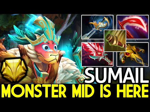 SUMAIL [Monkey King] Monster Mid is Here Echo Sabre + Deso Dota 2