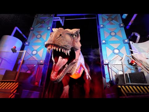 Jurassic Park The Ride at Universal Studios Japan | POV 4K 60FPS 
