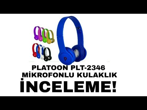YENİ EKİPMANIM!👊👊👊  PLATOOL PLT-2346 MİKROFONLU KULAKLIK🎧 KUTU AÇILIŞI VE İNCELEME👊👊👊