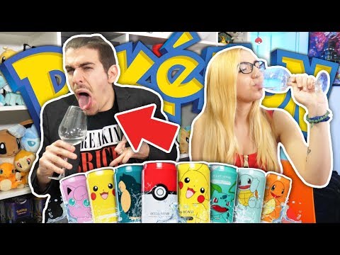 I ALMOST THROW UP...POKEMON DRINK TASTING! w/ Michelle