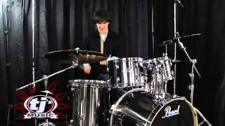 Video thumbnail for TJ's Music Demos: Pearl Export Smokey Chrome by TJ's Music