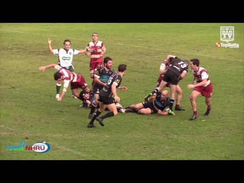 2016 NHRU Round 12 Premier 1 Highlights - University v Maitland