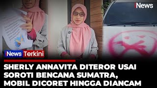Influencer Sherly Annavita Diteror usai Soroti Bencana Sumatra, Mobil Dicoret hingga Diancam