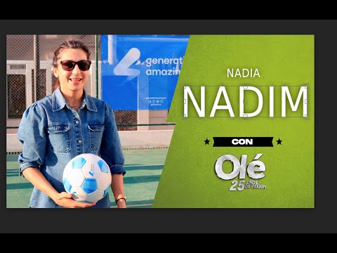 Nadia Nadim habló sobre el fútbol femenino en Sudamérica