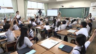 9月8日【びわ湖放送ニュース】浄水器を通して知ってほしい　大津市の小学校で大手家電メーカーが特別授業