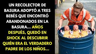 UN RECOLECTOR DE BASURA ADOPTÓ A TRES BEBÉS QUE ENCONTRÓ ABANDONADOS EN LA BASURA... AÑOS DESPUÉS...