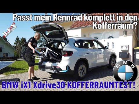 Passt mein Rennrad in den Kofferraum des BMW iX1 xDrive30?