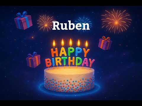 Happy Birthday Ruben 🎂 | Personalized Birthday Song with Name | Custom Birthday Video