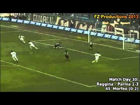 Serie A 2004-2005, day 30 Reggina - Parma 1-3 (Morfeo 2nd goal)