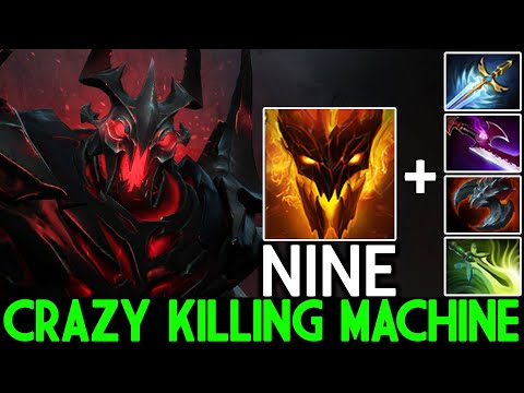 NINE [Shadow Fiend] Crazy Killing Machine with Full Physical Build Dota 2