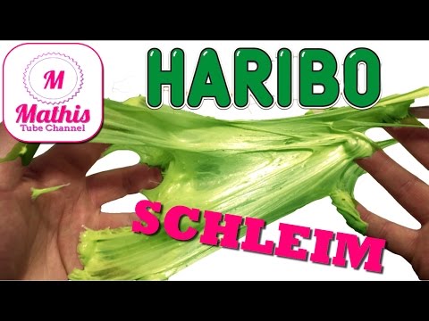 DIY ESSBARER SCHLEIM | Grüner Haribo Frosch Schleim | Green frog slime