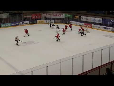 U14 Hokki white - K-laser punainen