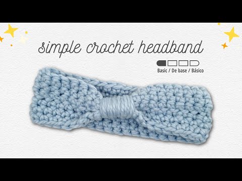 30 Minute Crochet Ear Warmer | Simple Twisted Headband Pattern and Tutorial
