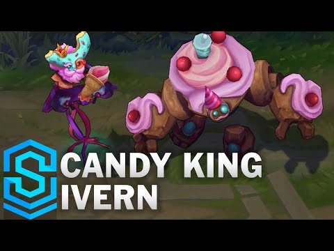 Candy King Ivern Skin Spotlight - Pre-Release - League of Legends
