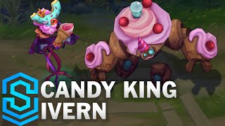 Candy King Ivern Skin Spotlight - Pre-Release - League of Legends