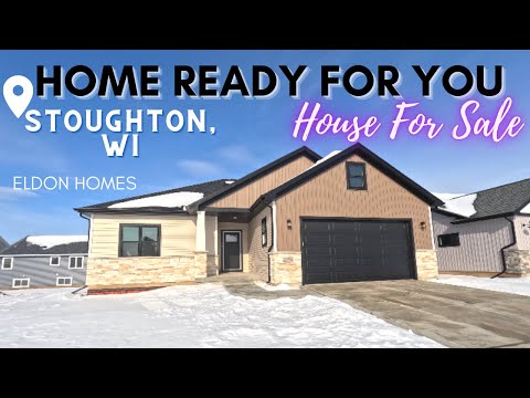 What $489,900 gets you in Stoughton, WI | New Construction House Tour in Stoughton, WI | Ranch Home