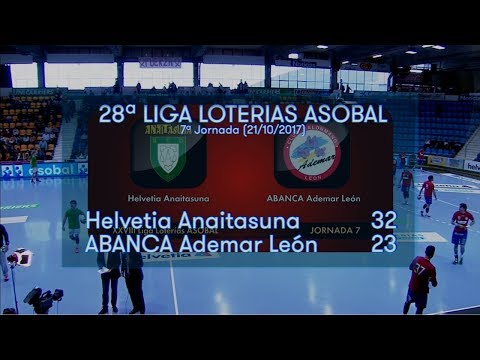 LIGA LOTERIAS ASOBAL J07 Helvetia Anaitasuna - ABANCA Ademar León 32 - 23