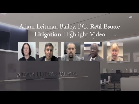 Adam Leitman Bailey, P.C. Real Estate Litigation Highlight Video testimonial video thumbnail